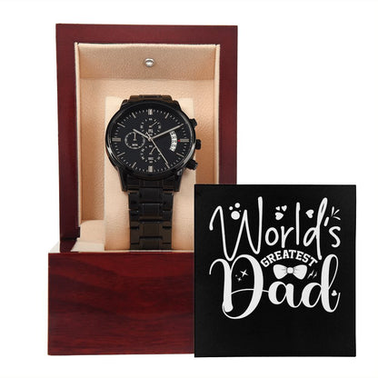 World's Greatest Dad Chronograph Watch