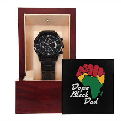 Dope Black Dad Chronograph Watch