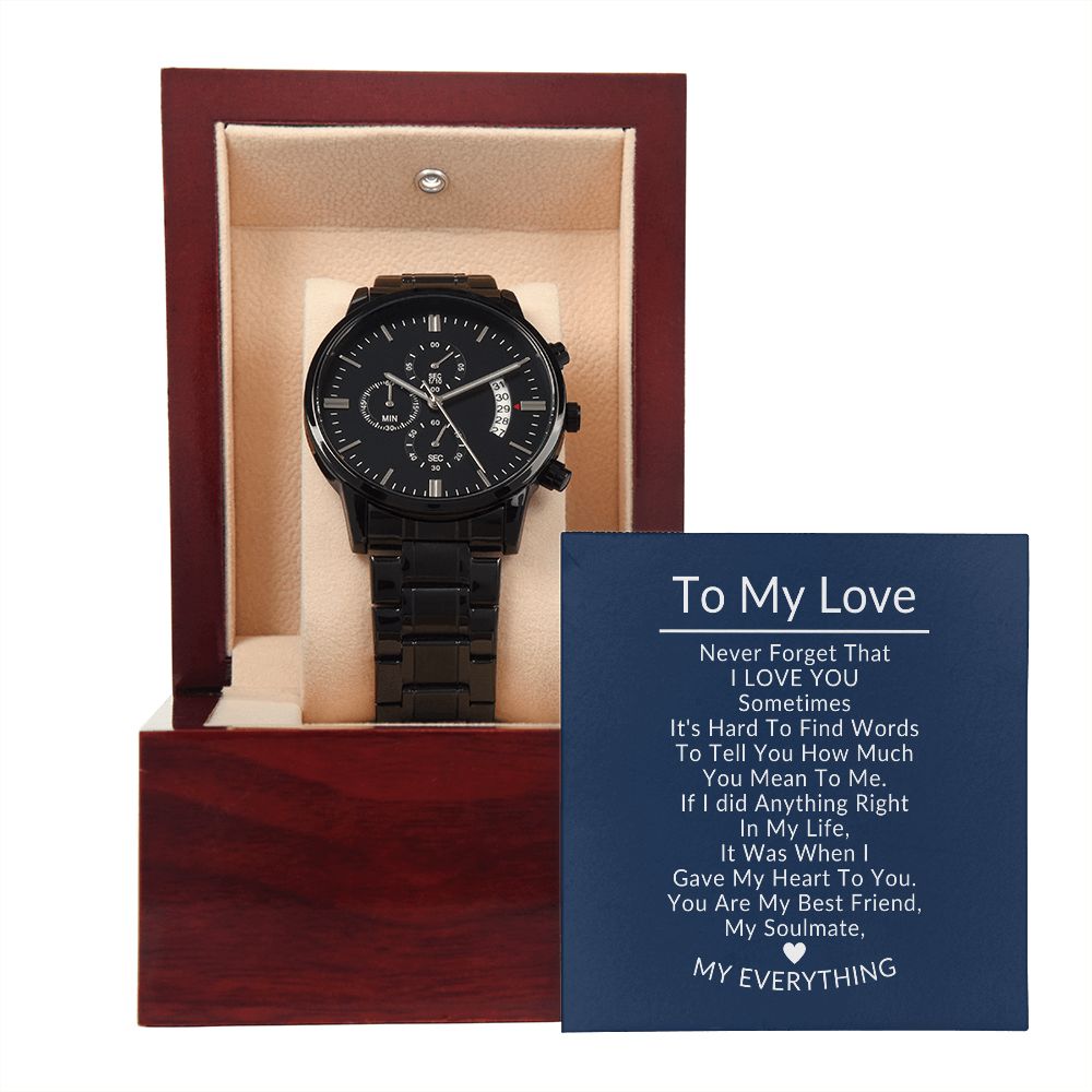 To My Love Chronograph Watch
