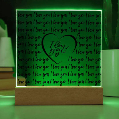 I Love You LED Room Décor and Night Light