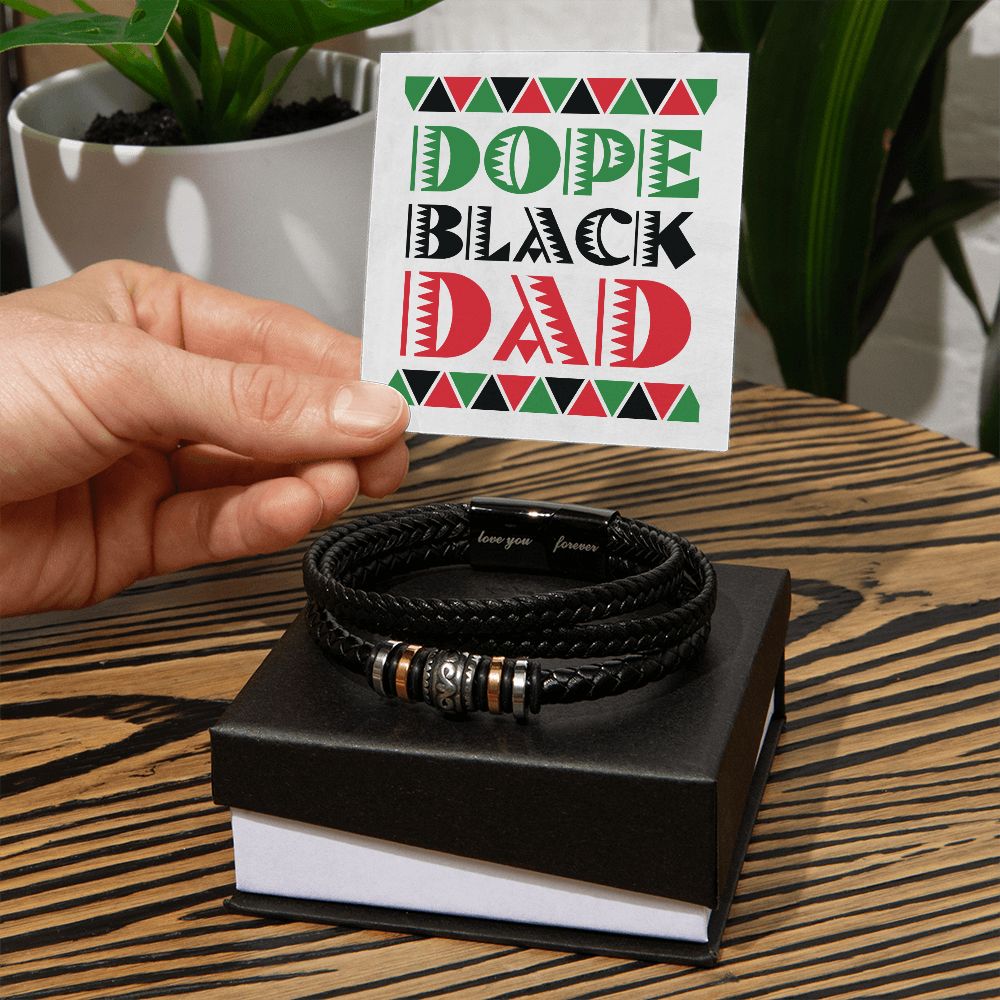 Dope Black Dad - Men's Bracelet