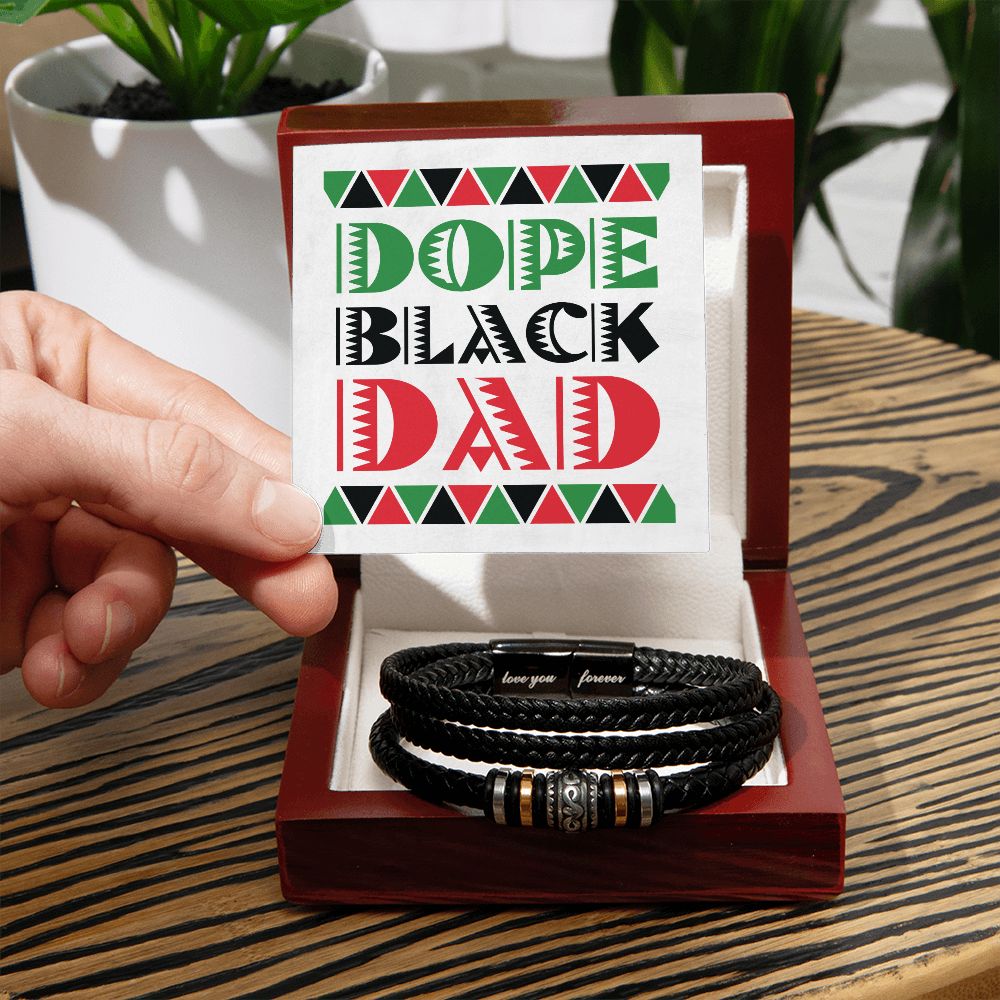 Dope Black Dad - Men's Bracelet