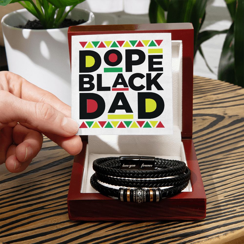 Dope Black Dad - Men's Bracelet