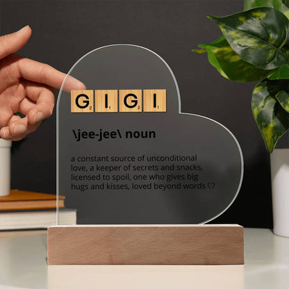 GiGi Definition Acrylic Plaque Gift