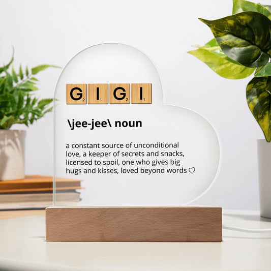 GiGi Definition Acrylic Plaque Gift