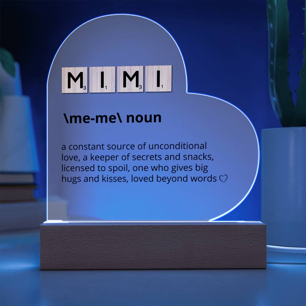 Mimi Definition Acrylic Plaque Gift