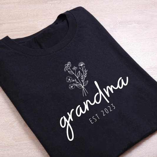 Grandma + Flowers T-Shirt