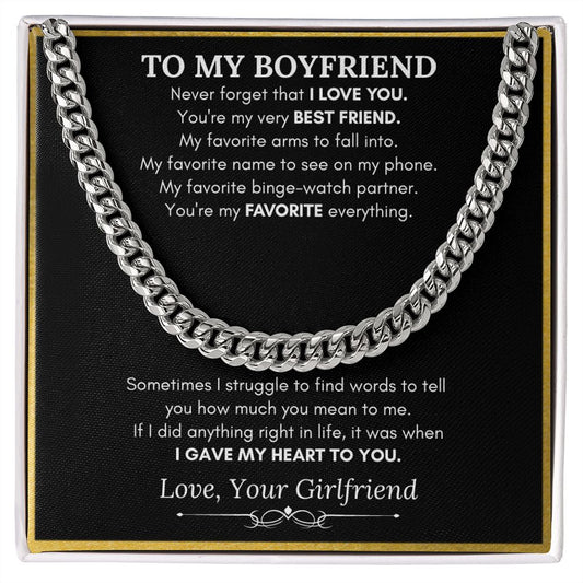 To My Boyfriend | You're My Favorite Everything