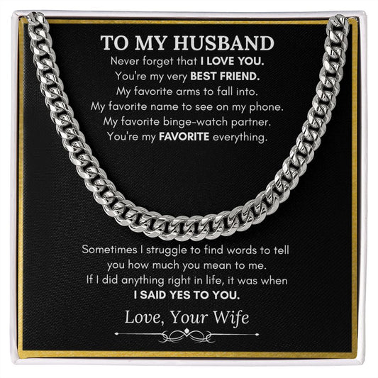 To My Husband | You're My Favorite Everything