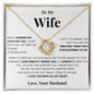[Almost Sold Out] Wife - I Love You - Love Knot Necklace