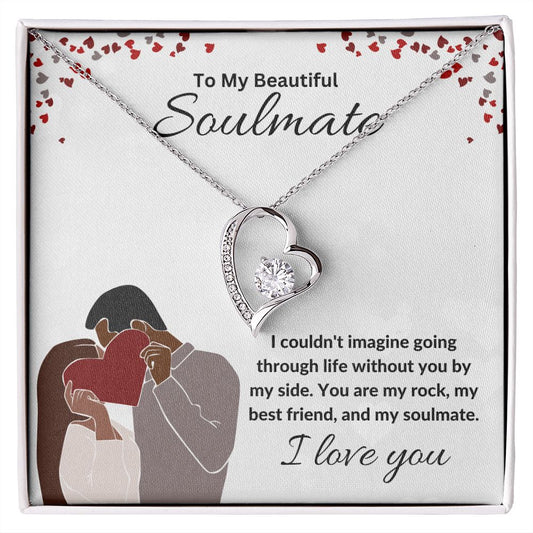 Soulmate I Love You | Forever Love  Necklace